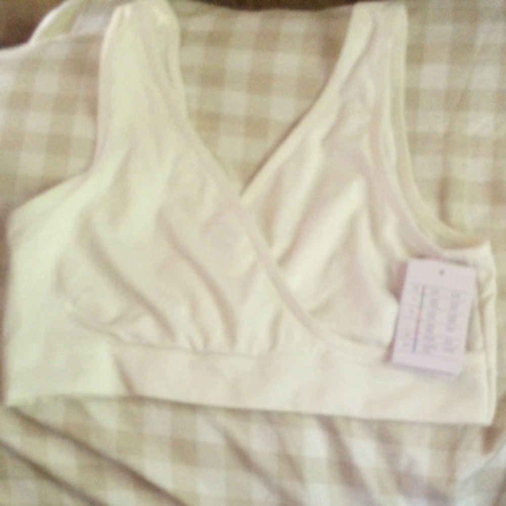 NWT! Auden Cream Nursing Bra
